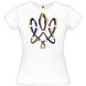 Жіноча футболка пронизана стрічною у формі тризуба., XS