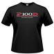 Чорна футболка "P100D", S