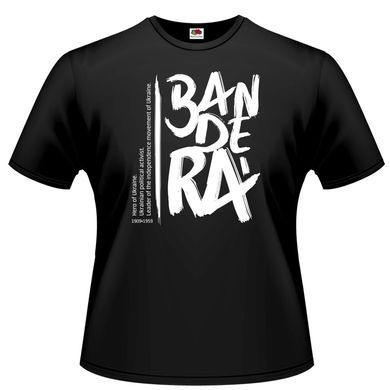Чорна футболка "BAN-DE-RA", S